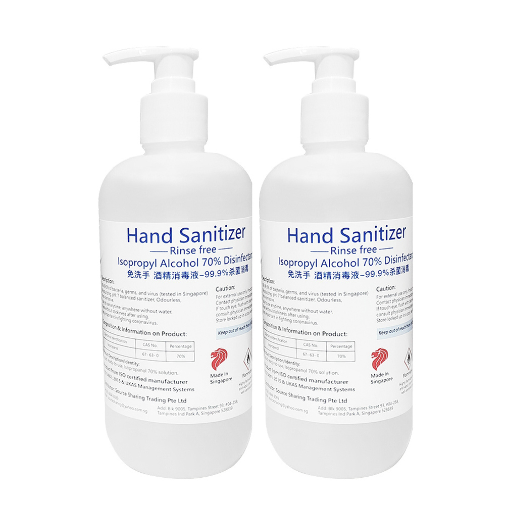 Hand Sanitizer 500ML Pump Cap-P2